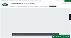 Desktop Screenshot of landrovernorthscottsdale.com