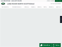 Tablet Screenshot of landrovernorthscottsdale.com